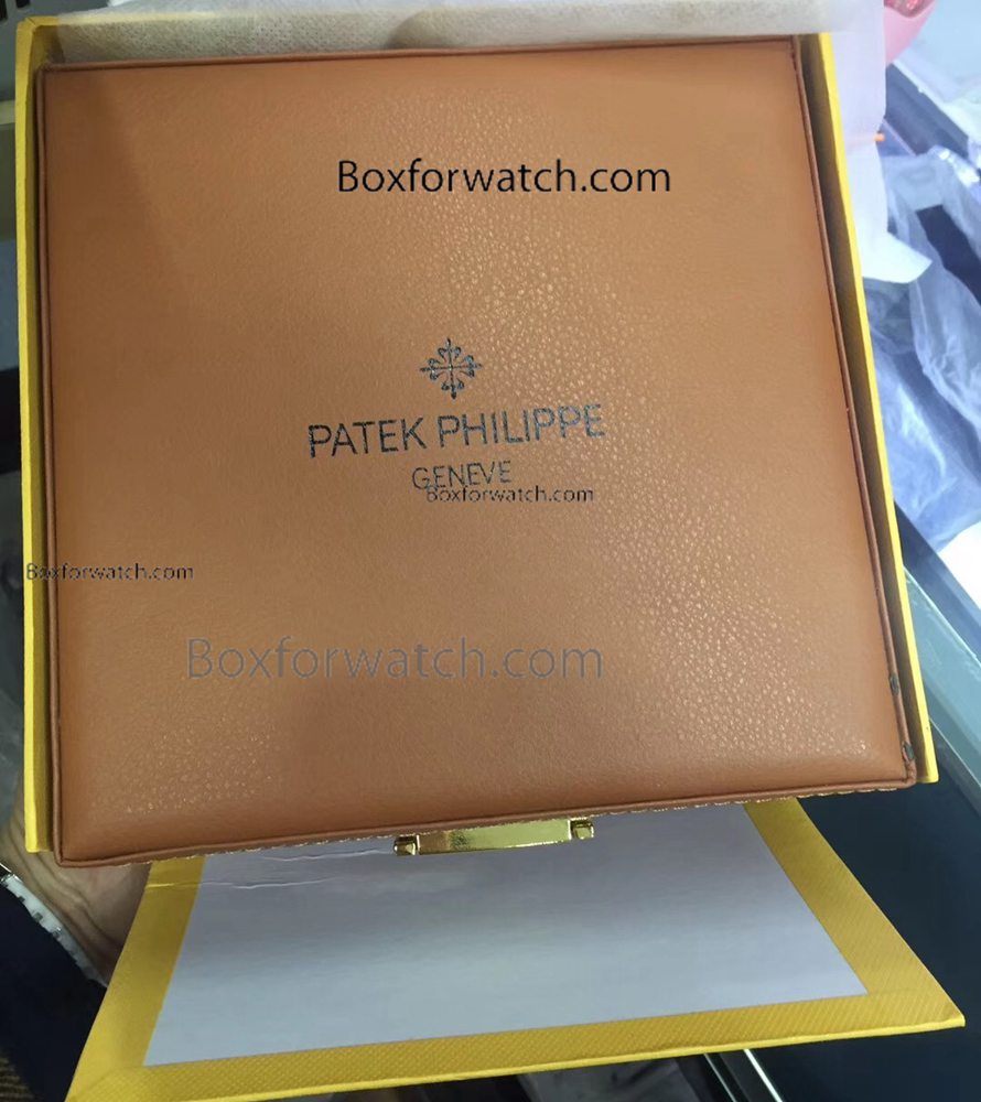 NEW Patek Philippe Leather Watch Box&Gold Lock